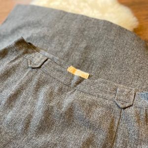 Long wool Pendleton skirt